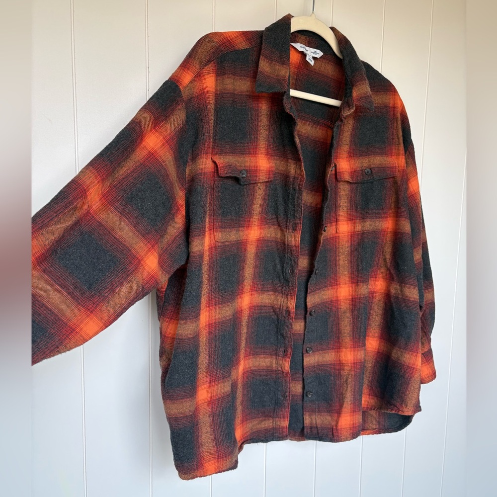Taylor Swift Evermore Boyfriend Plaid Flannel Button Down Long Sleeve Shirt - Picture 2 of 8
